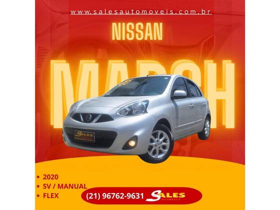 NISSAN MARCH 1.6 SV 16V FLEXSTART 4P MANUAL